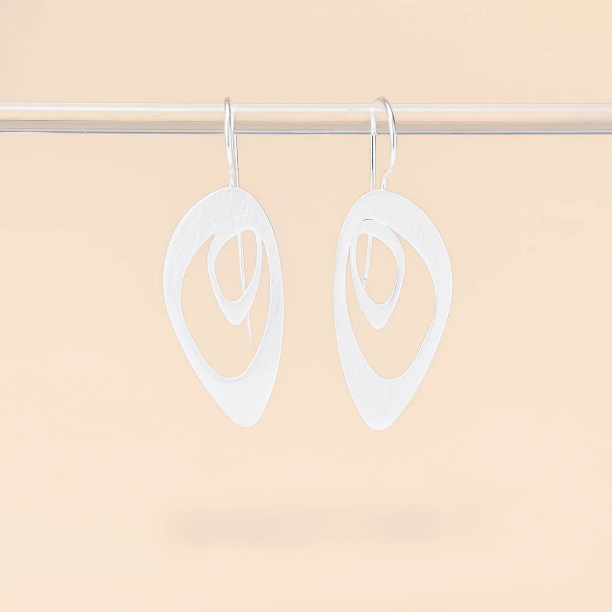 70's Wallpaper Wire Earrings