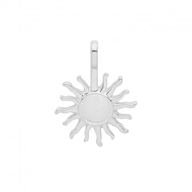 Acotis Silver Pendant Rhodium Sun G61067