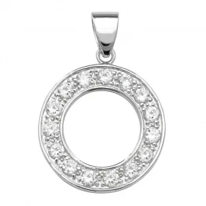 Acotis Silver Pendant Zirconia Set Initial G6127/O