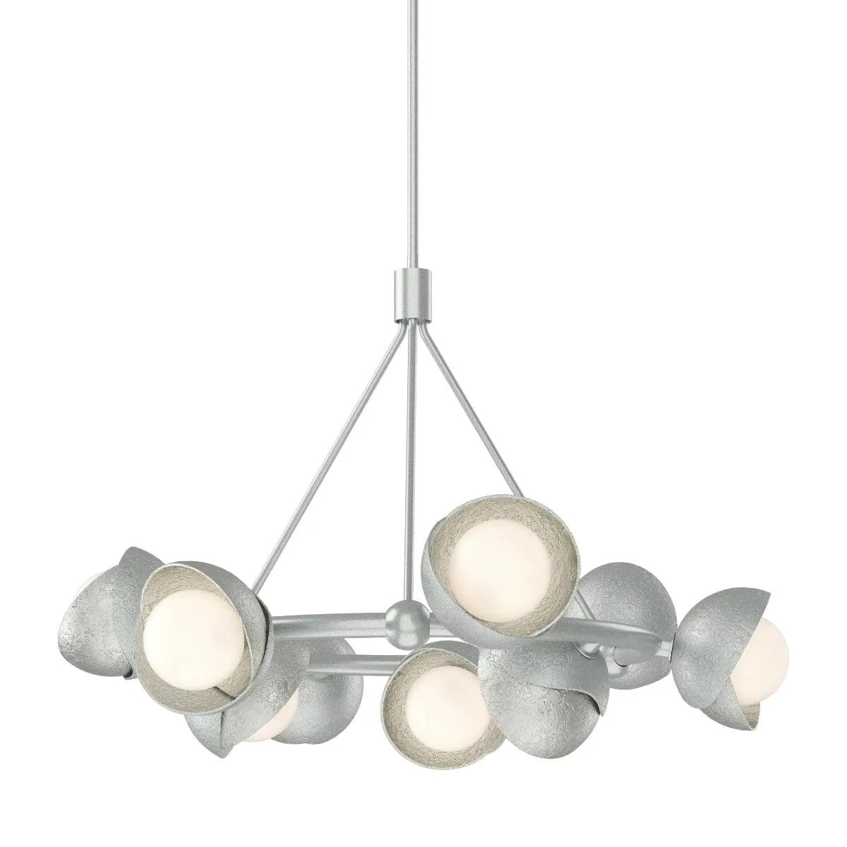 Brooklyn 32 in. 9 lights Pendant Light Vintage Platinum Finish