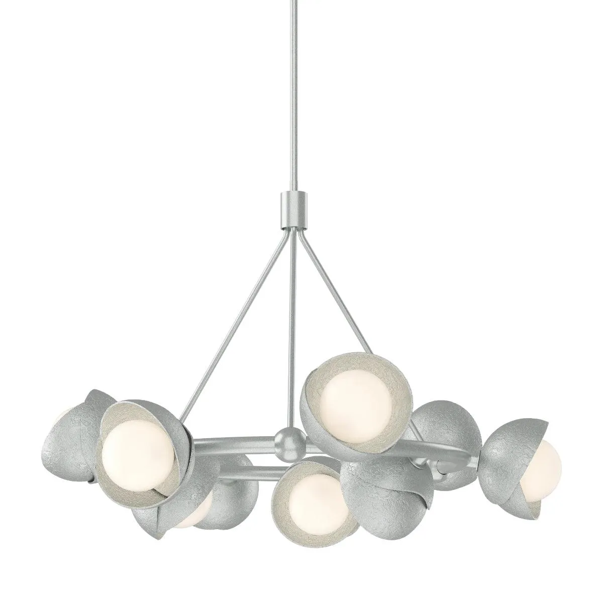 Brooklyn 32 in. 9 lights Pendant Light Vintage Platinum Finish