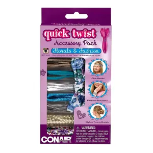 Conair Quick Twist Accessory Pack Florals n Fashion