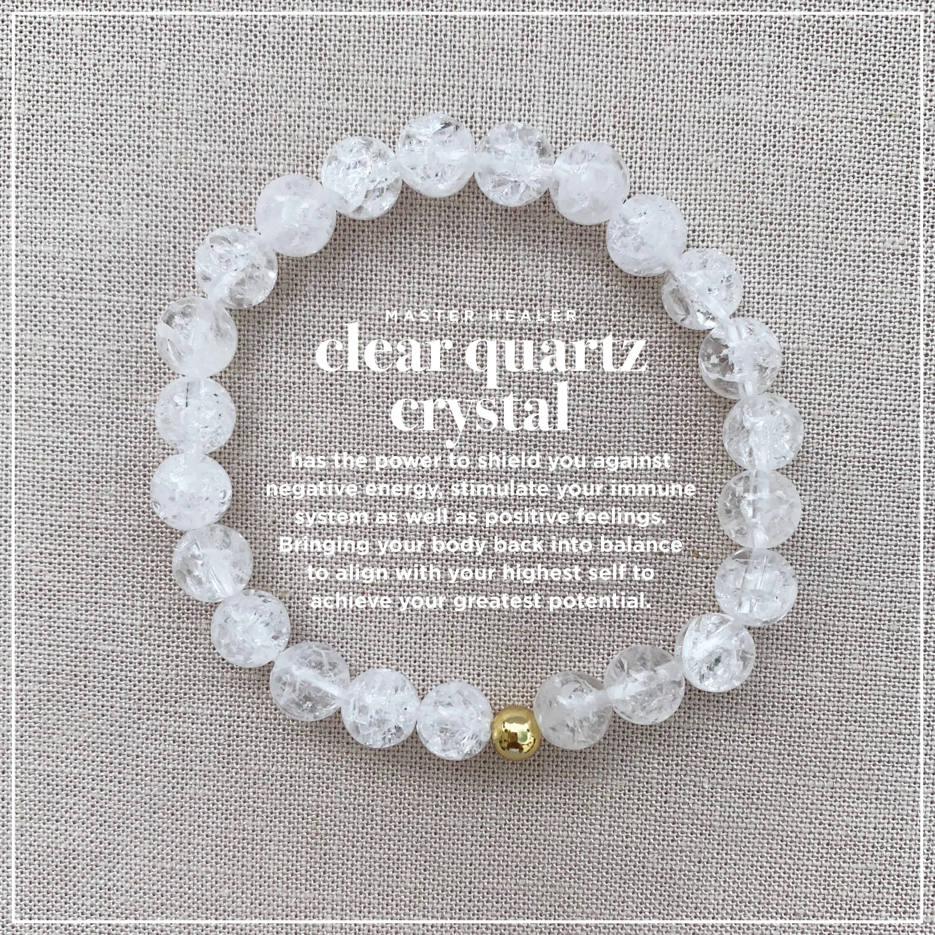 Cracked Quartz Bracelet