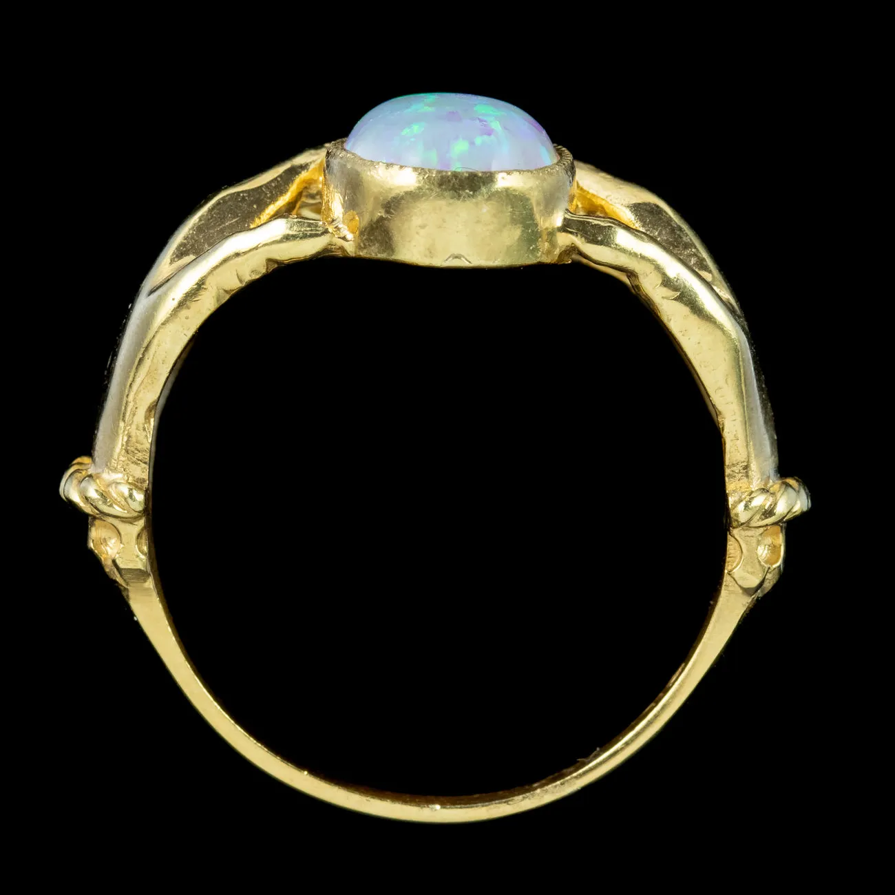 Edwardian Style Opal Hand Ring