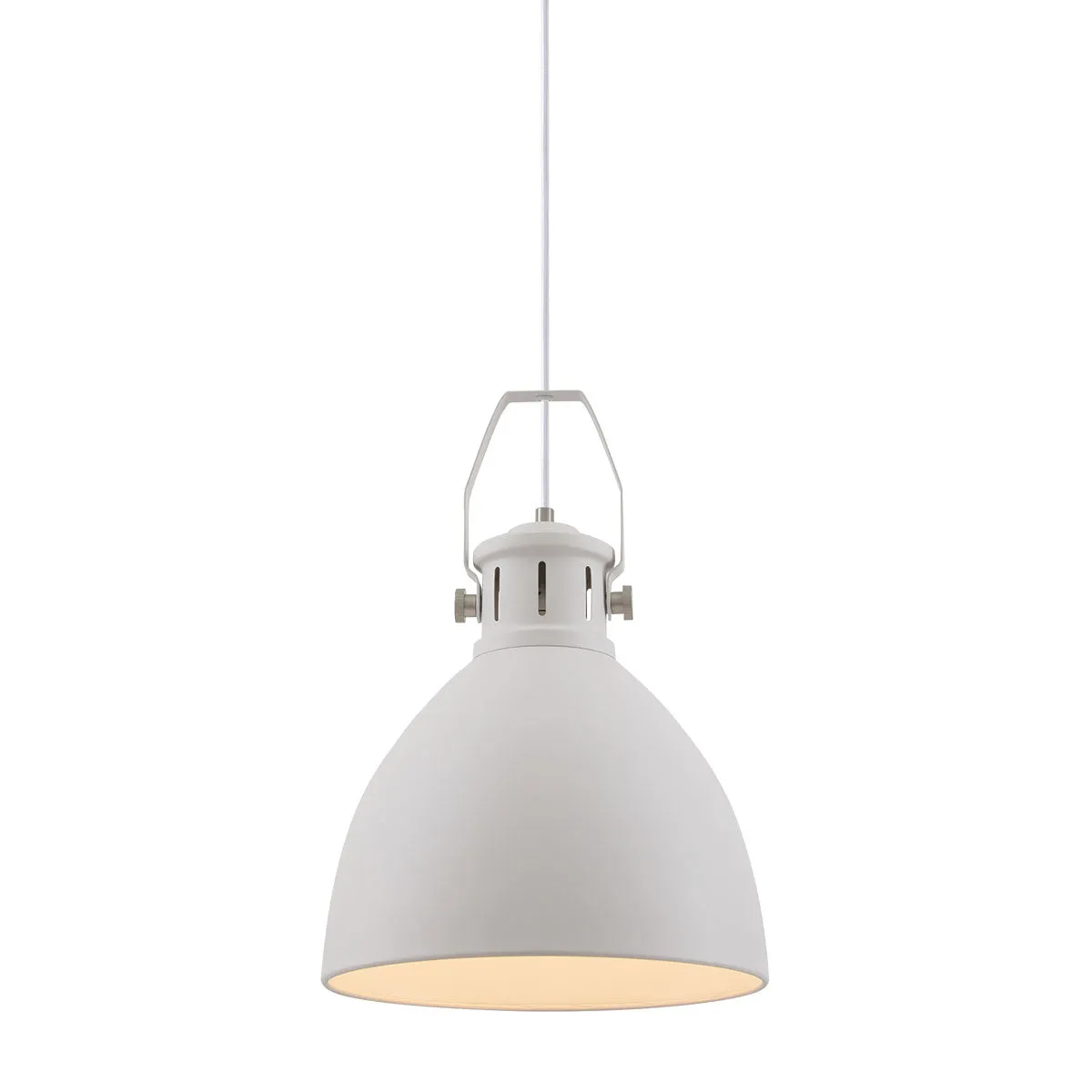 Fabrica 40cm White Modern Industrial Pendant