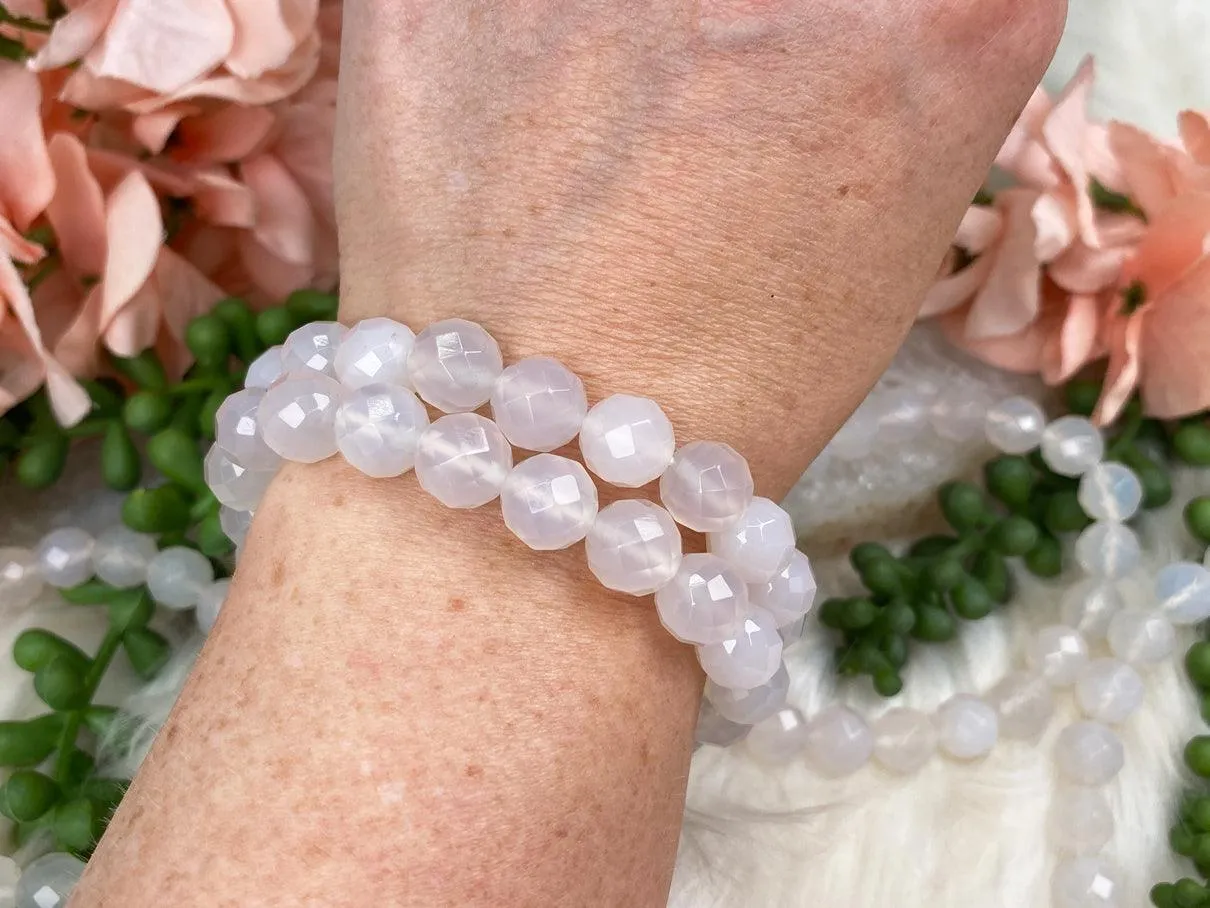 Faceted Chalcedony Bracelet