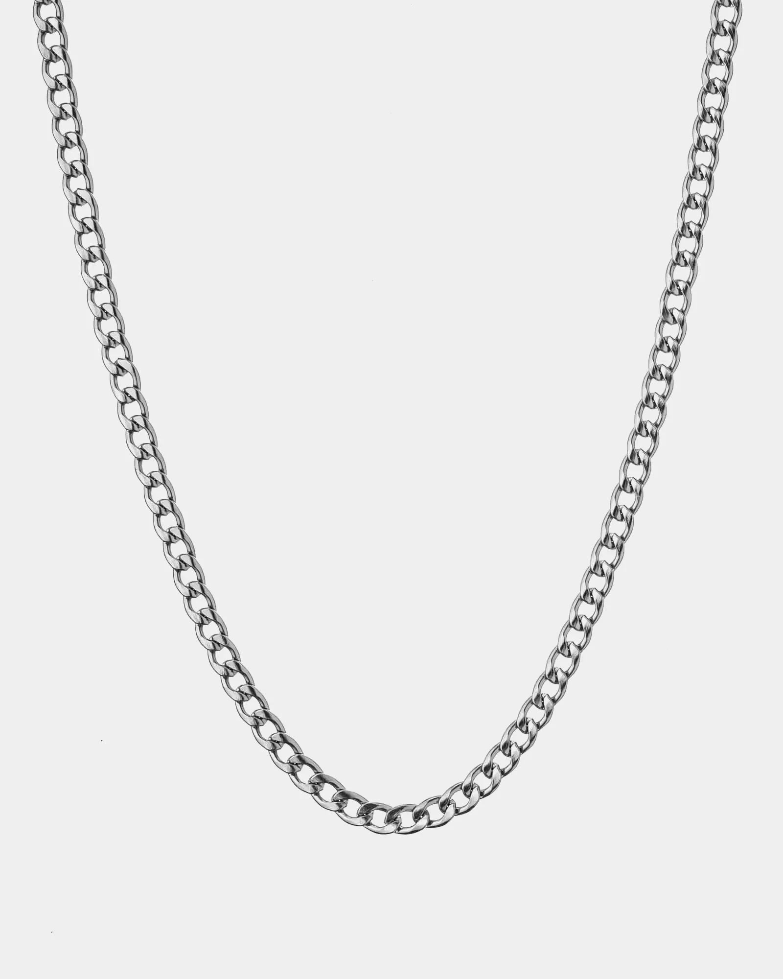 Flat Curb Chain Necklace