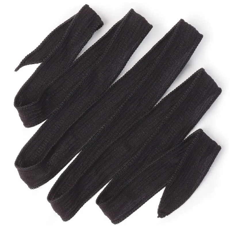 Hand-Dyed Silk Ribbon - Black