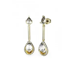 Ladies Lollipop Gold Crystal Drop Earrings UBE03388YG