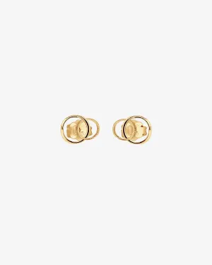 Les Amis drop studs gold