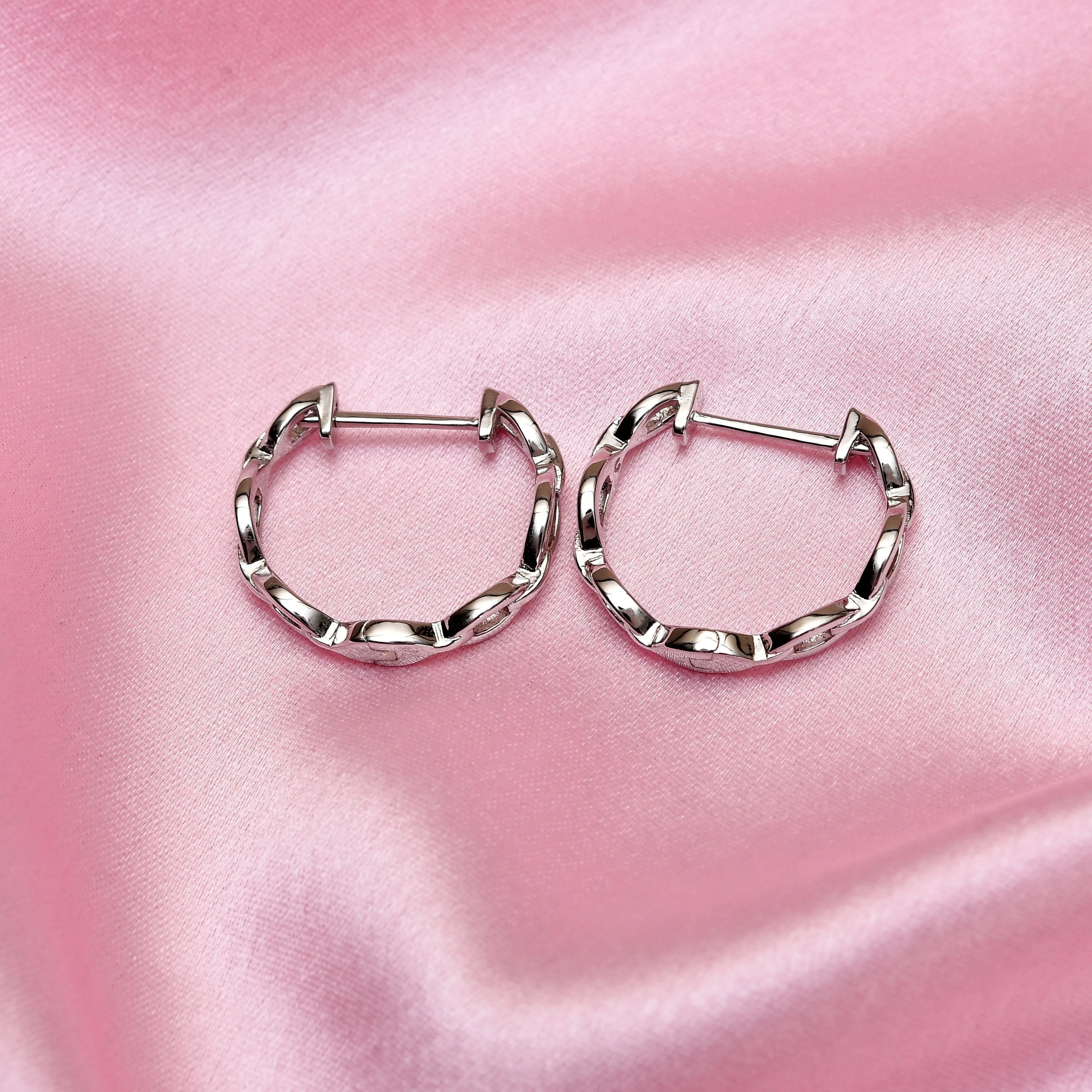 Molto Multi Link Hoop Earrings