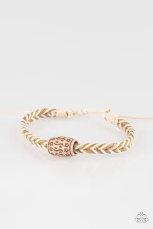 Paparazzi Bracelet ~ Wave Runner - Brown