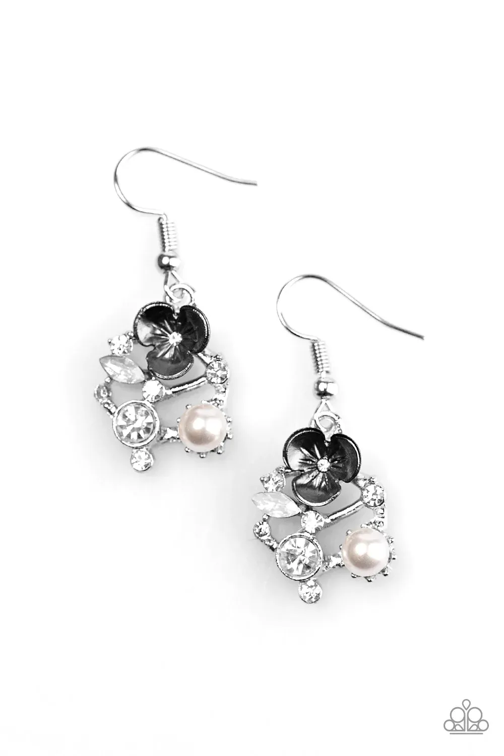 Paparazzi Earring ~ Ever Enchanted - Black