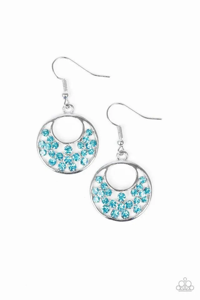 Paparazzi Earring ~ Sugary Shine - Blue