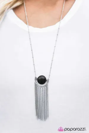 Paparazzi Necklace ~ After Dusk - Black