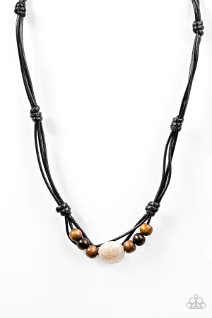 Paparazzi Necklace ~ Hidden Canyon - Black