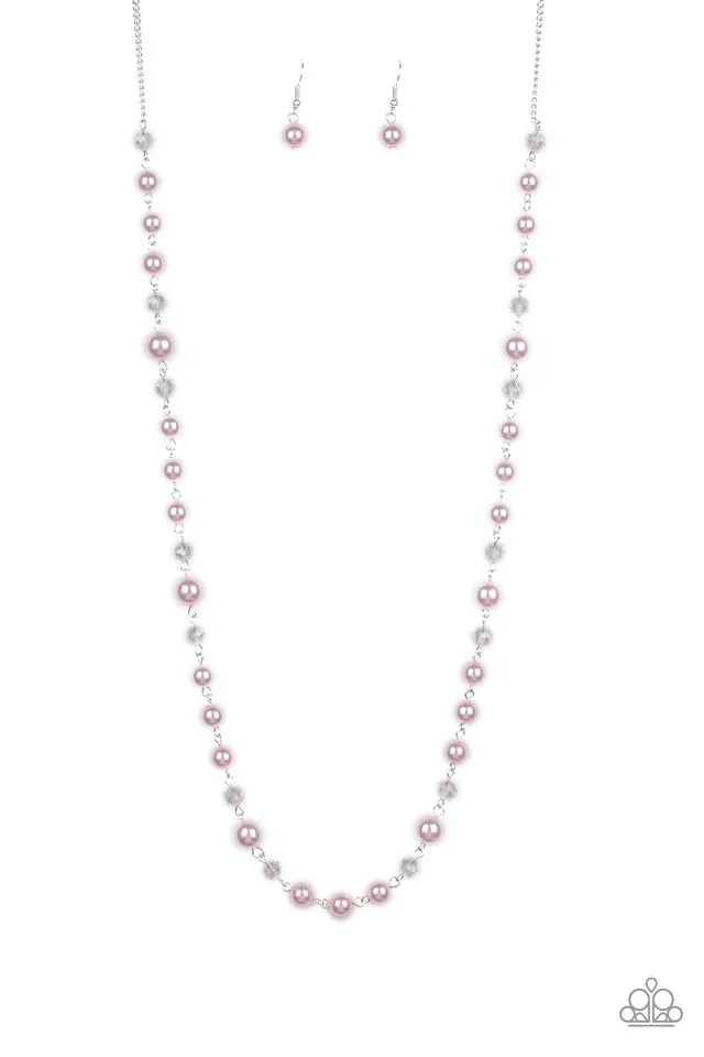 Paparazzi Necklace ~ Pristine Prestige - Pink