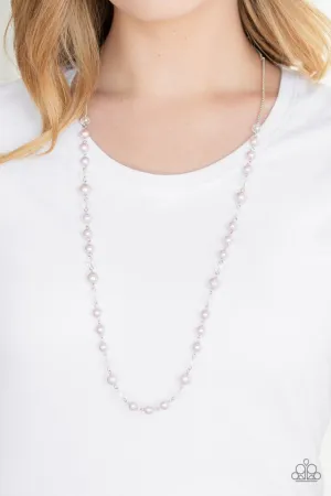 Paparazzi Necklace ~ Pristine Prestige - Pink