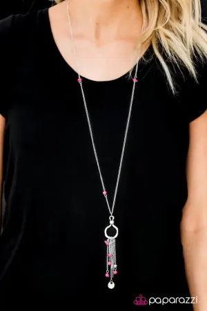 Paparazzi Necklace ~ Ridge View - Pink