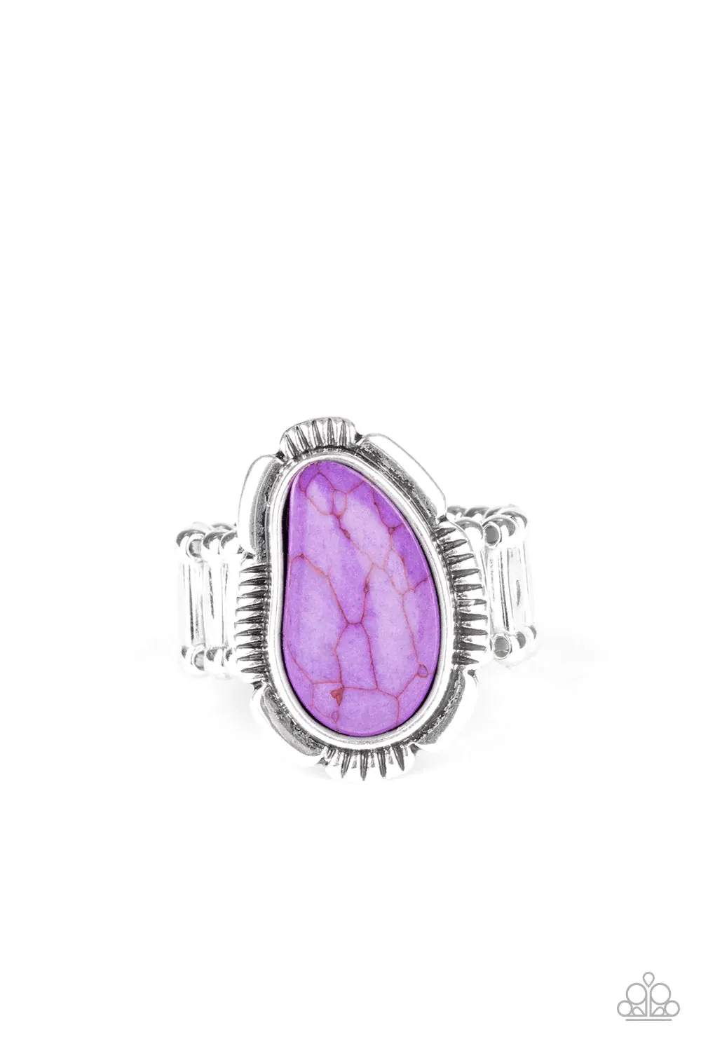 Paparazzi Ring ~ Mineral Mood - Purple