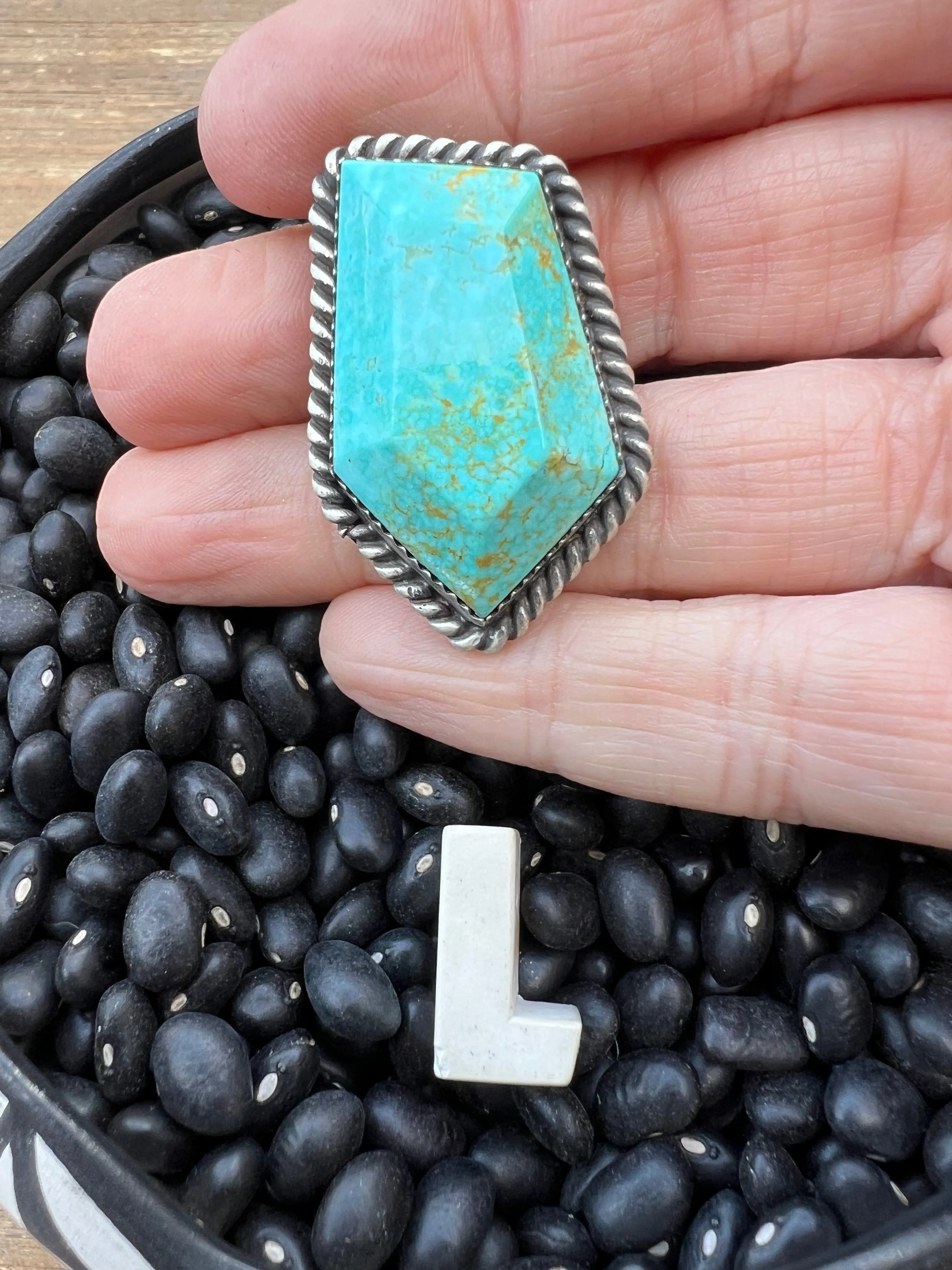 Rare Turquoise Faceted Gem Pendants