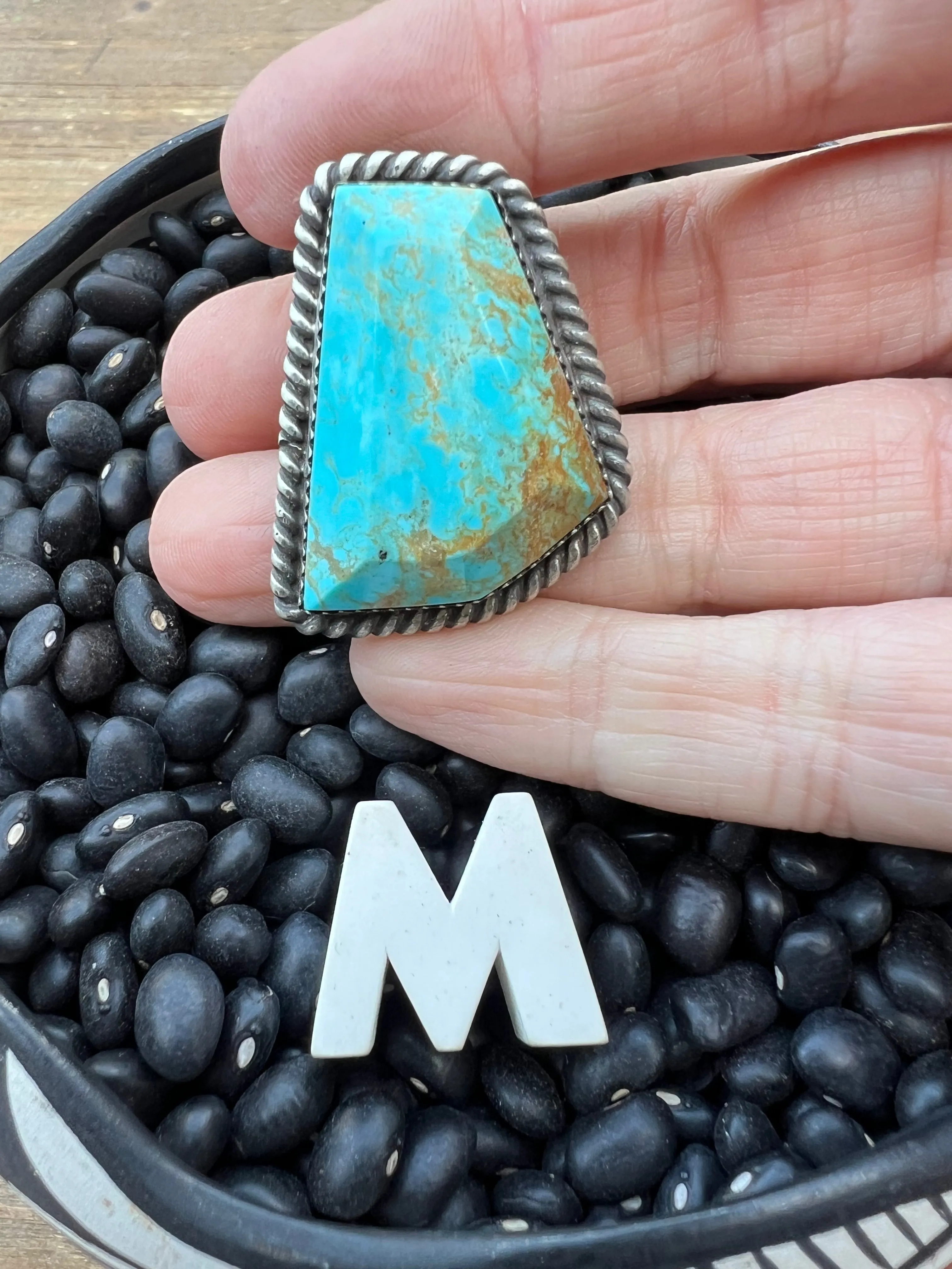 Rare Turquoise Faceted Gem Pendants