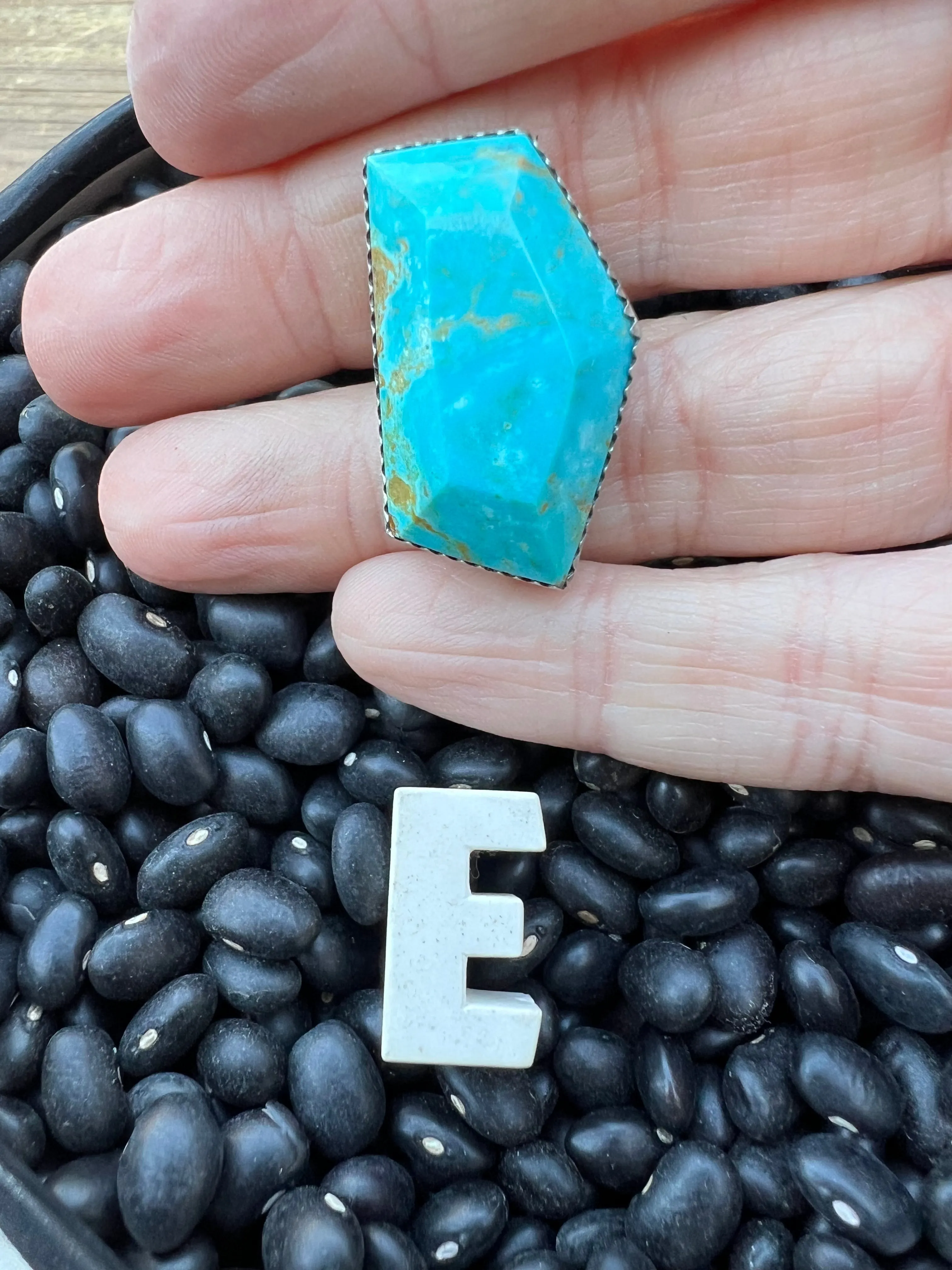 Rare Turquoise Faceted Gem Pendants