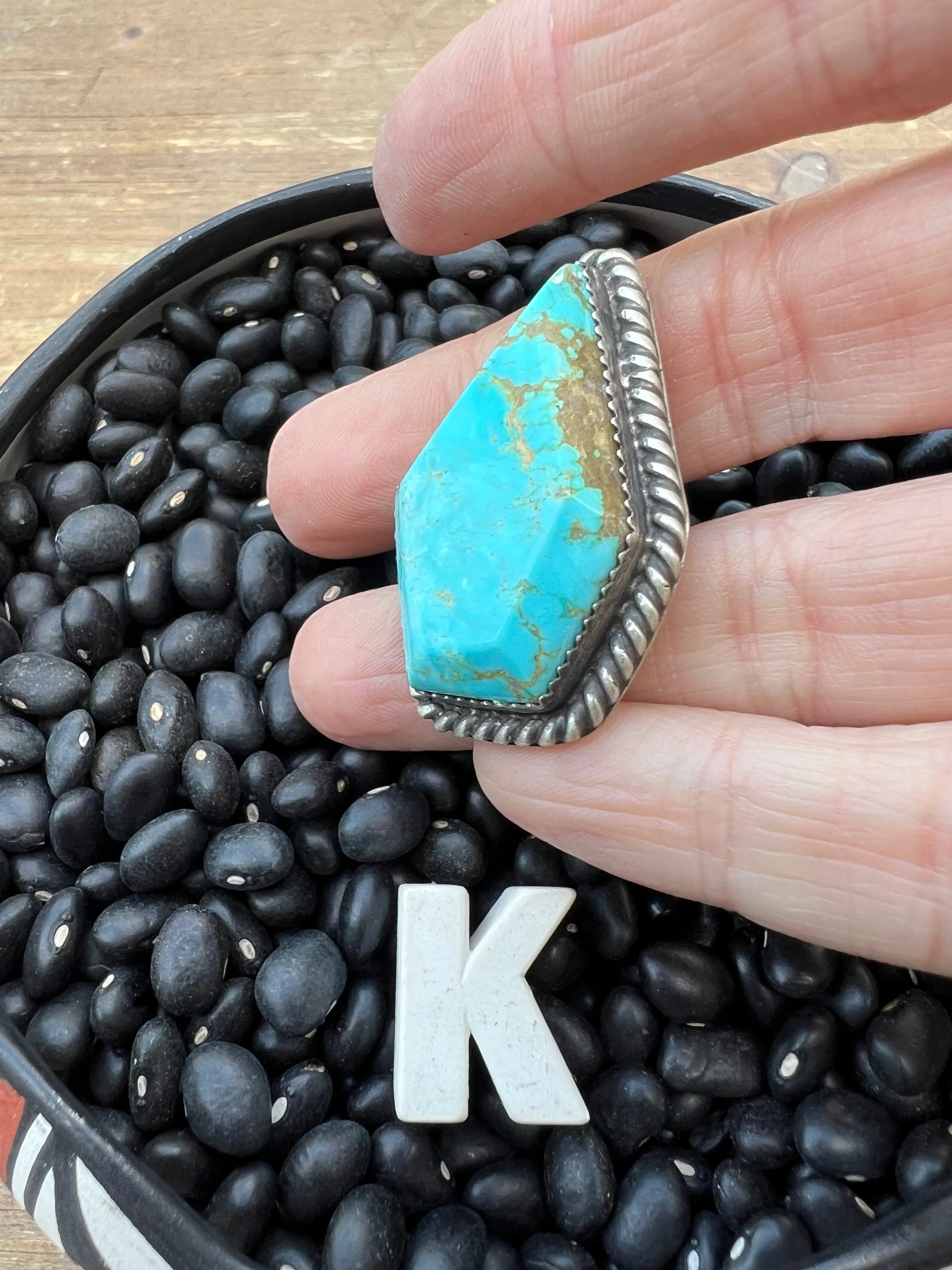 Rare Turquoise Faceted Gem Pendants