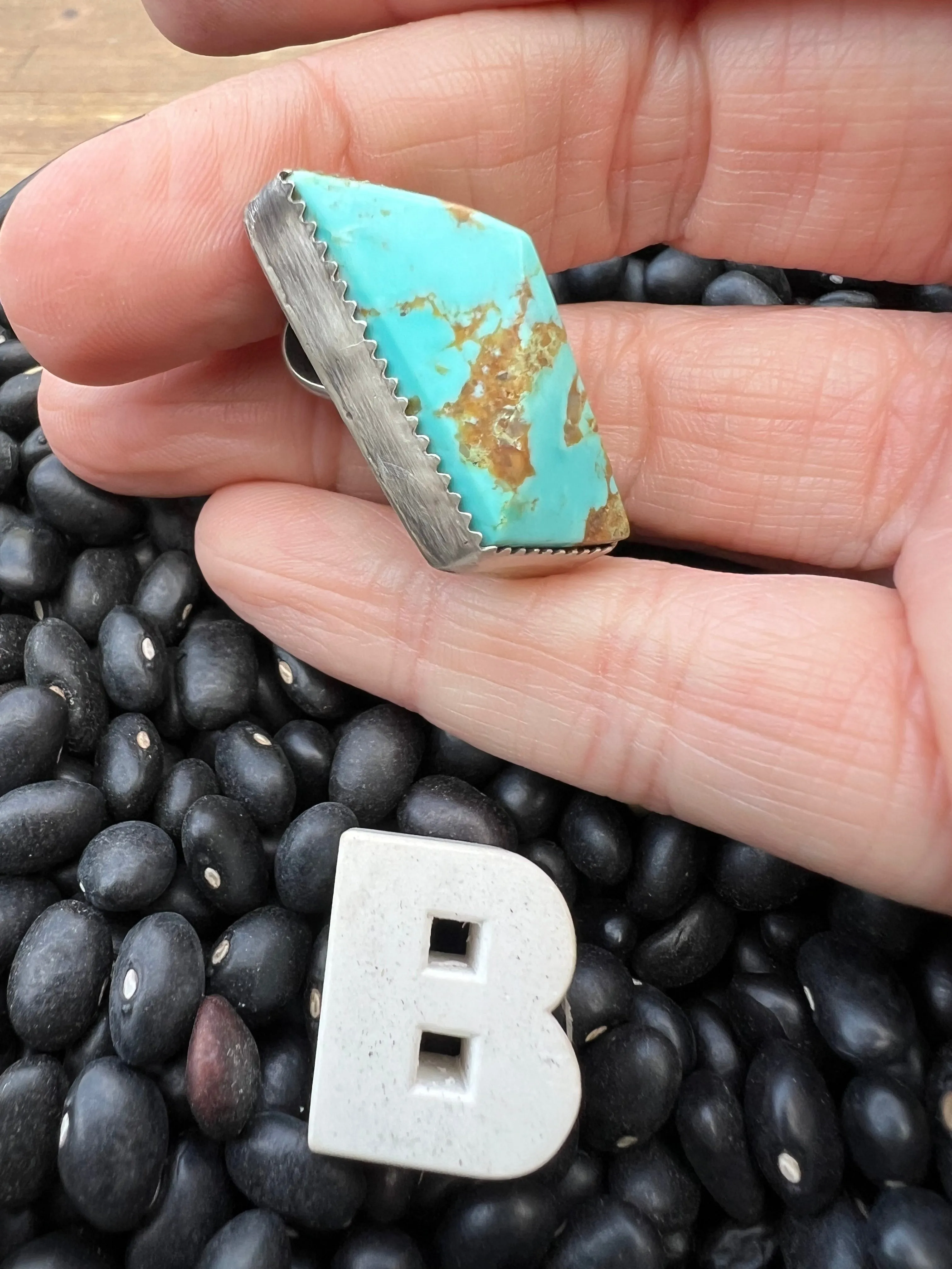 Rare Turquoise Faceted Gem Pendants