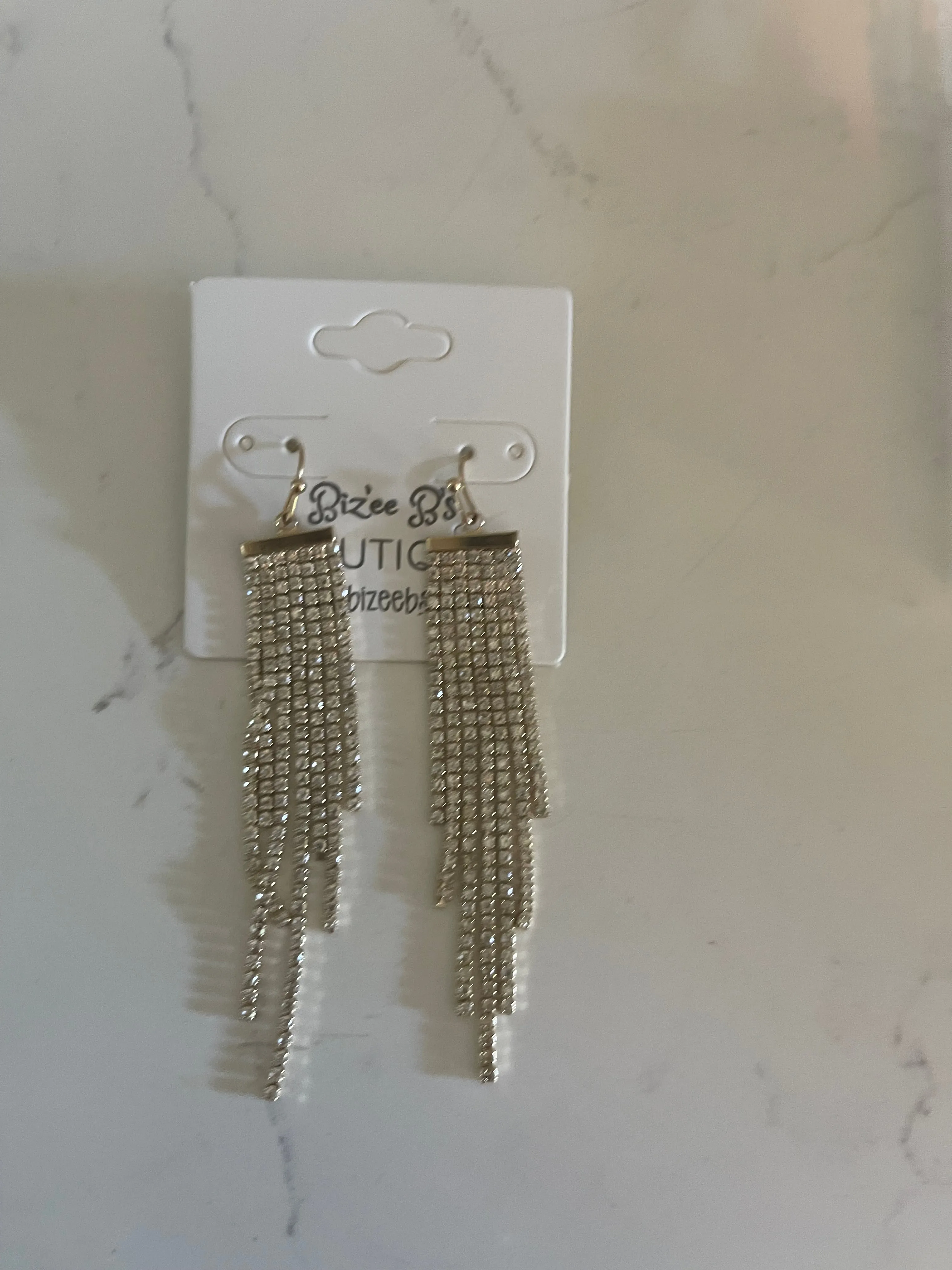 Shimmering Dangle Earrings