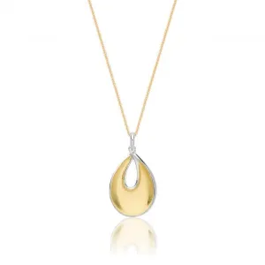 Silver & Co Yellow Gold Plated Pendant SPG0074Y