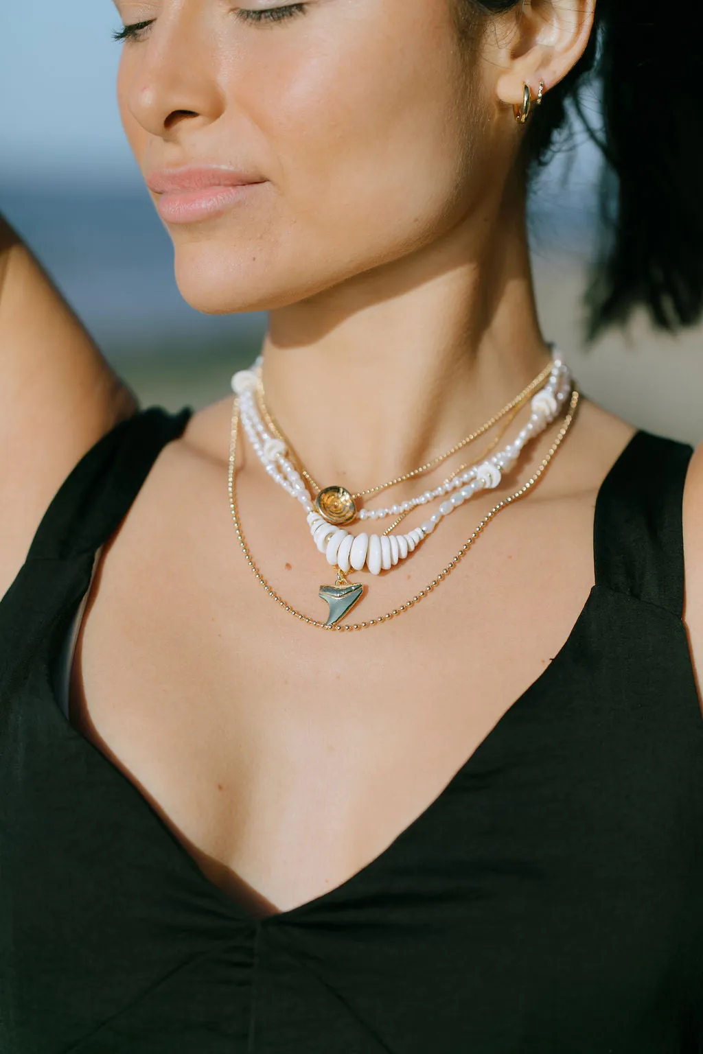 Silver Shark Tooth Necklace - Mano