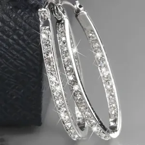 Small CZ Hoop