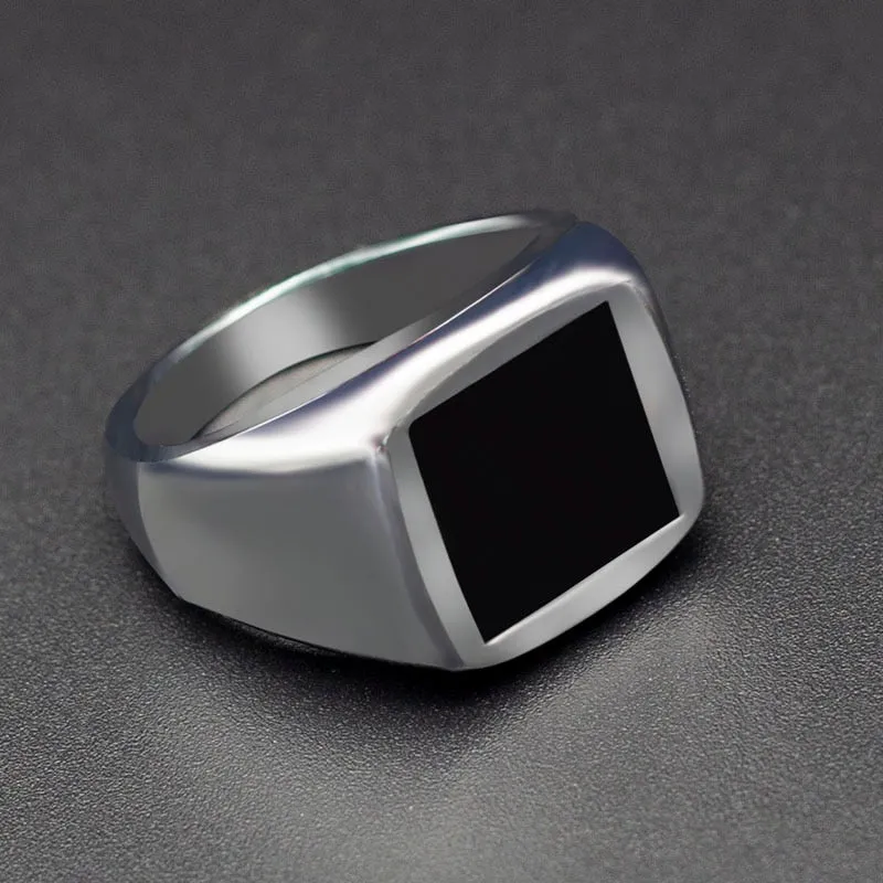 Square Classic Rings