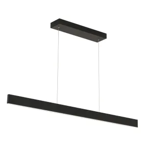 Stealth 46 in. LED Pendant Light Selectable CCT Black Finish