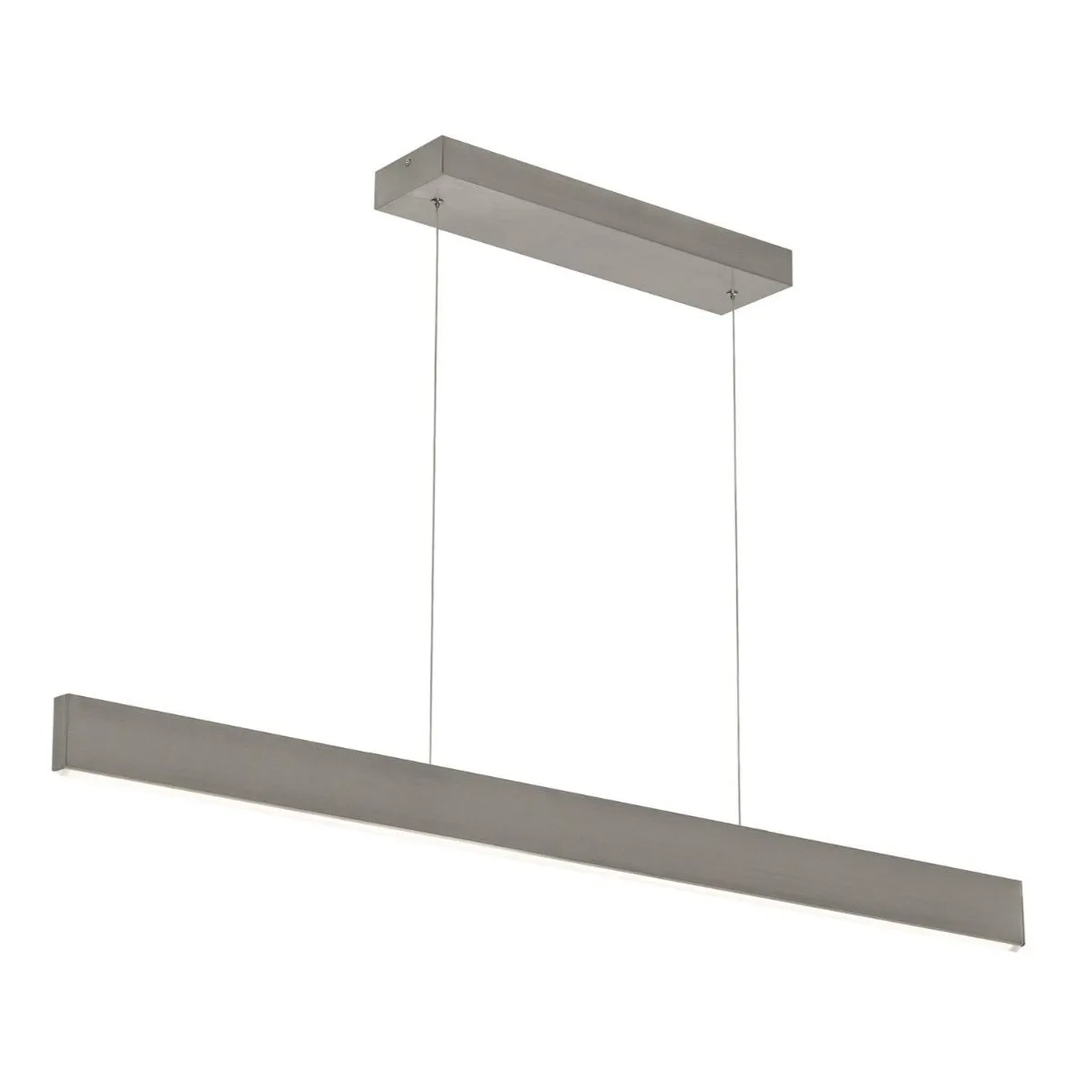 Stealth 46 in. LED Pendant Light Selectable CCT Satin Nickel Finish