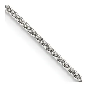 Sterling Silver 1.5mm wtih 2 inch ext. Round Spiga Chain Bracelet