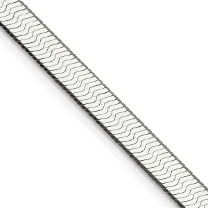 Sterling Silver 7mm Magic Herringbone Chain Necklace