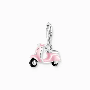 Thomas Sabo Charm Pendant - Pink Scooter Silver