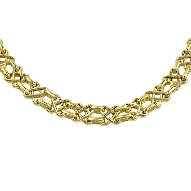 Tiffany & Co. Estate 18k Yellow Gold Vintage Chain 16.5"