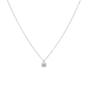 Tiffany & Co Platinum & Diamond Pendant Necklace