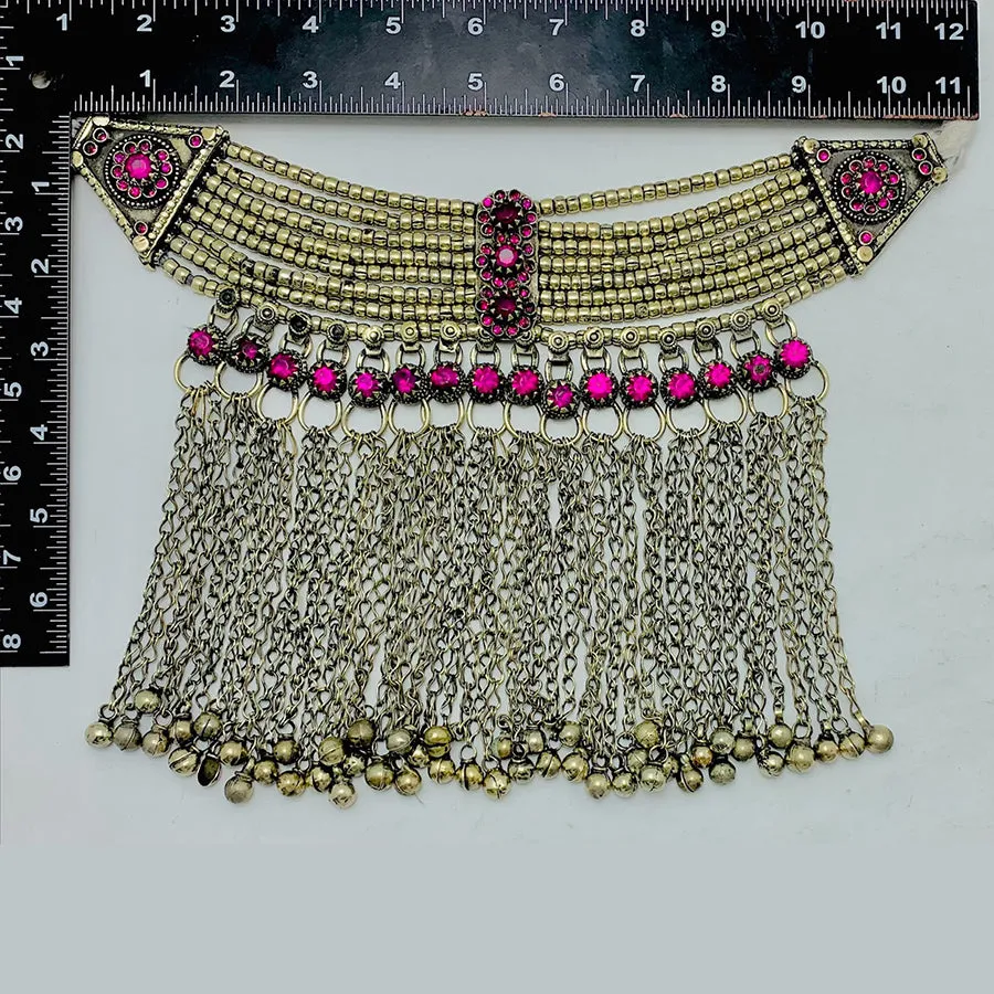 Tribal Multilayers Statement Collar Choker Necklace