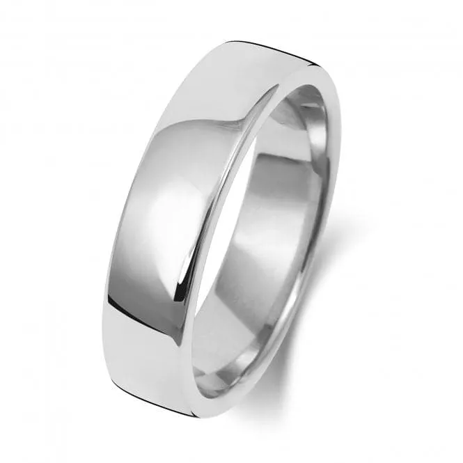 Wedding Band 9K Soft Court 5 mm-1.75 Wedding  Ring W135WH